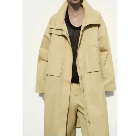 Zara Oversized Parkas Coat